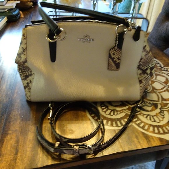 Coach Handbags - Coach Christie Caryall Snakeskin